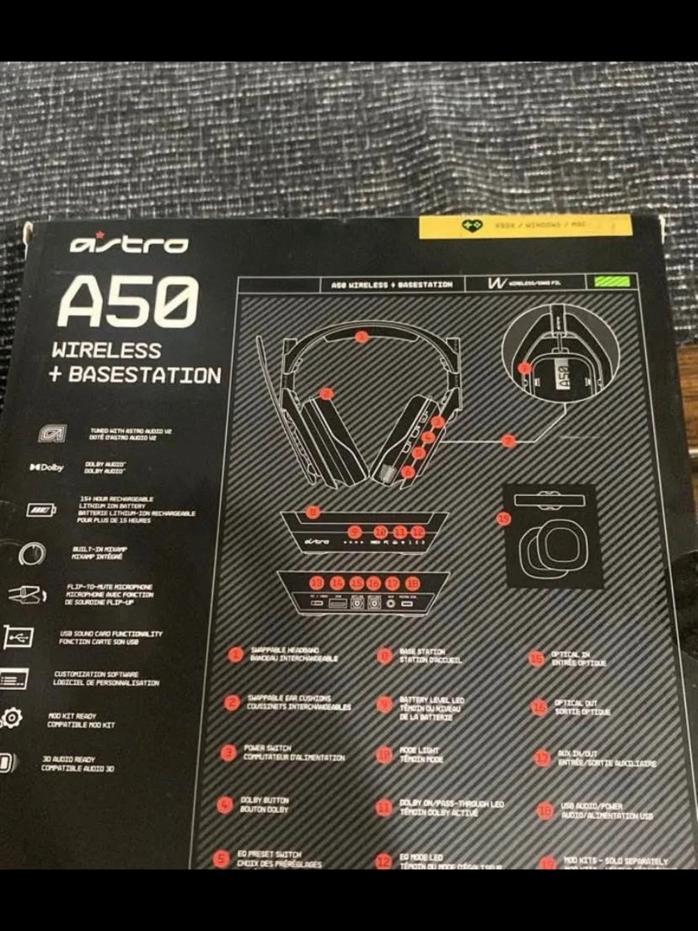 ASTRO XBOX Gaming A50 Wireless Headset + Base Station